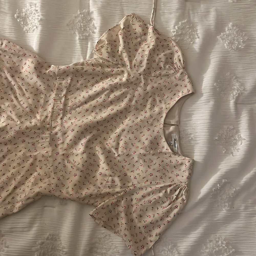 Madewell Tie-Sleeve Dress - Picture 4 of 6